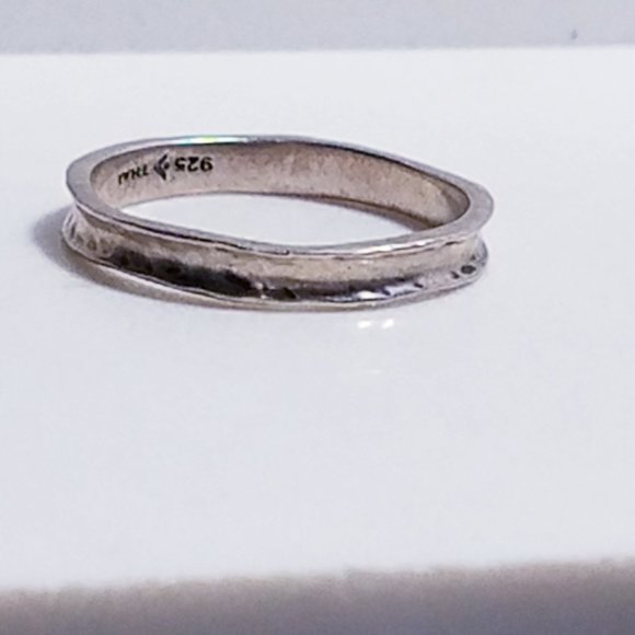 SILPADA Sterling Silver Wedding Band or Stackable Ring  SIZE 6 - Picture 2 of 5